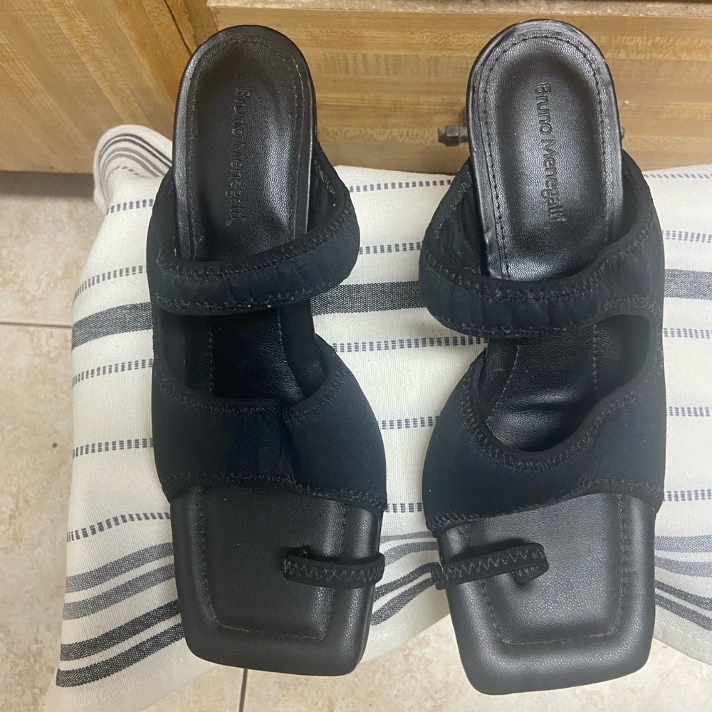 Bruno Menegatti Women's Elegant Black Sandals
